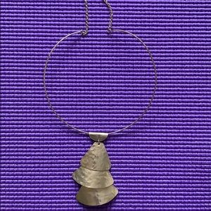 Brass hinged drop chocker.